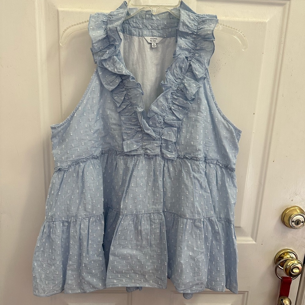 Crown & Ivy babydoll top